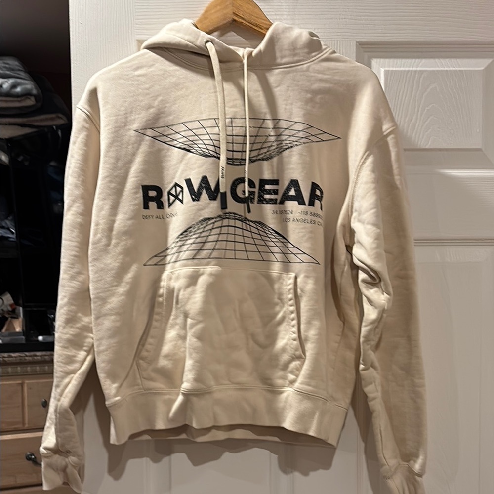 Rawgear Cream Graphic Hoodie - Men